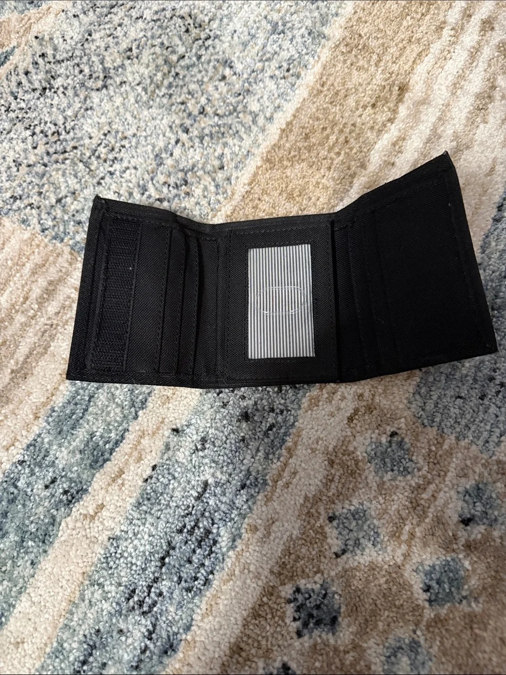 Timberland Black Trifold Card & Key Holder with Embroidered Logo